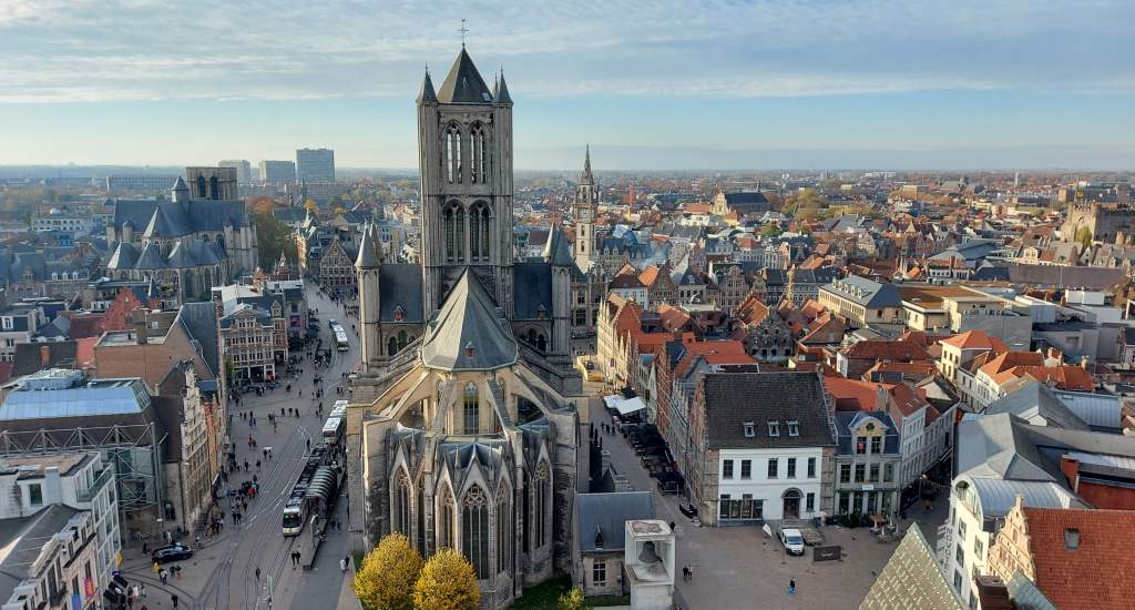 Uitzicht vanaf het Belfort in Gent | Mooistestedentrips.nl