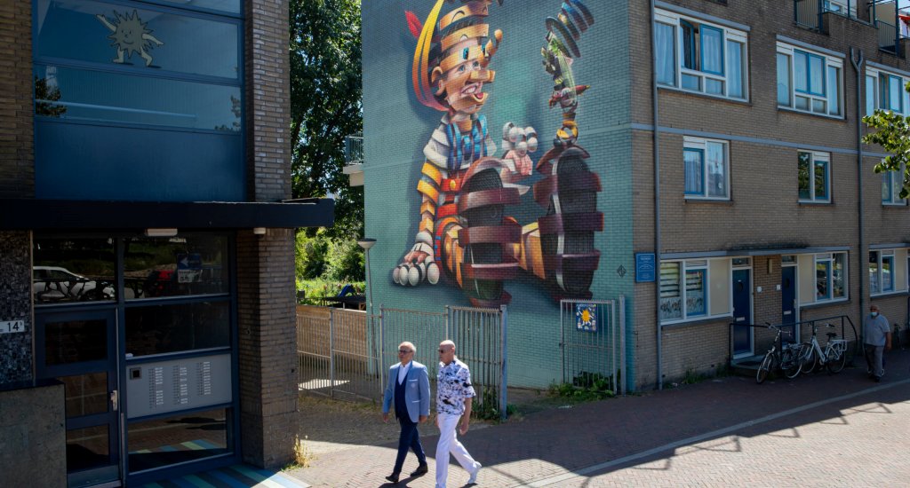Street art Rotterdam, Afrikaanderwijk (foto: Vera Bosch) | Mooistestedentrips.nl