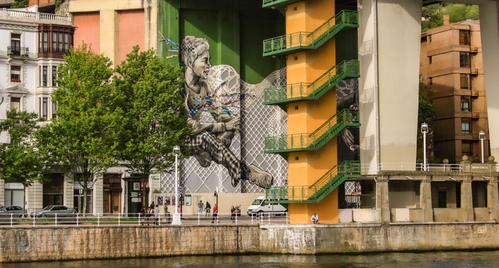 Street art in Bilbao | Mooistestedentrips.nl