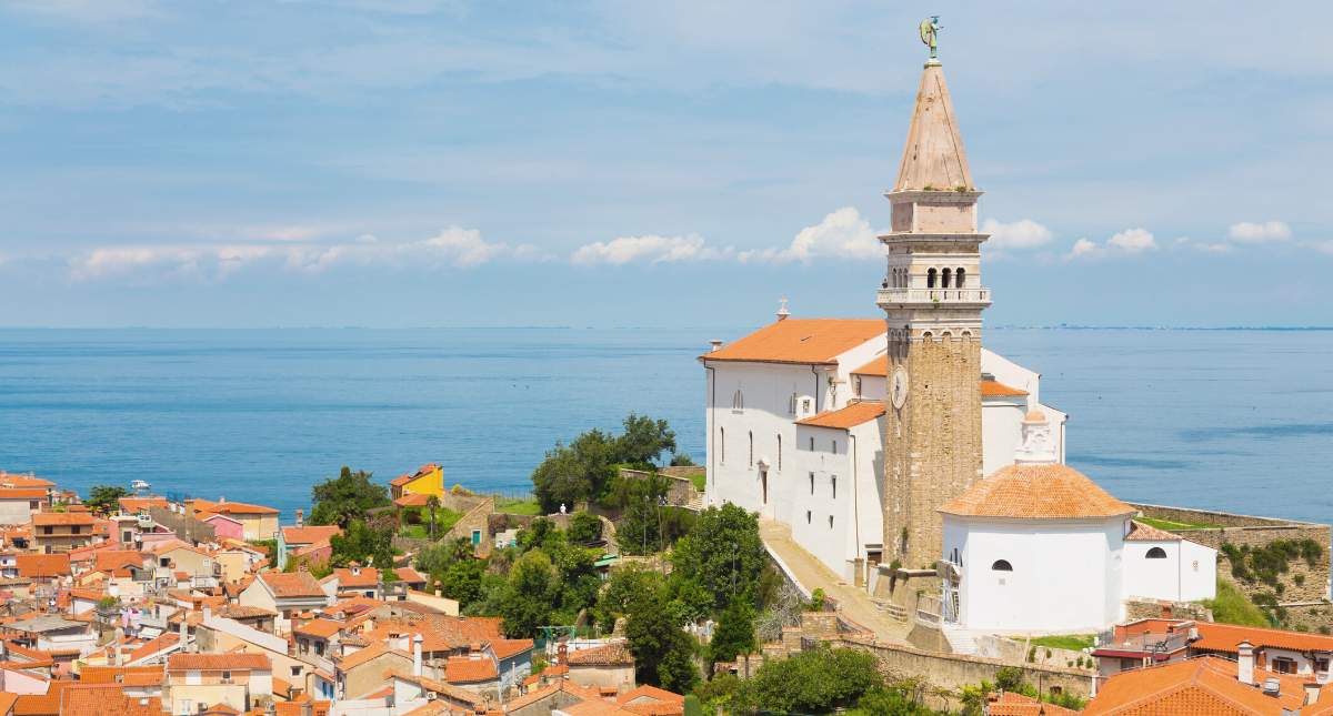 Piran, Slovenië: St. George kathedraal