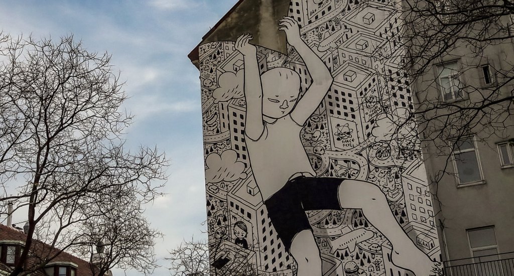Street art in Wenen: Milo | Mooistestedentrips.nl