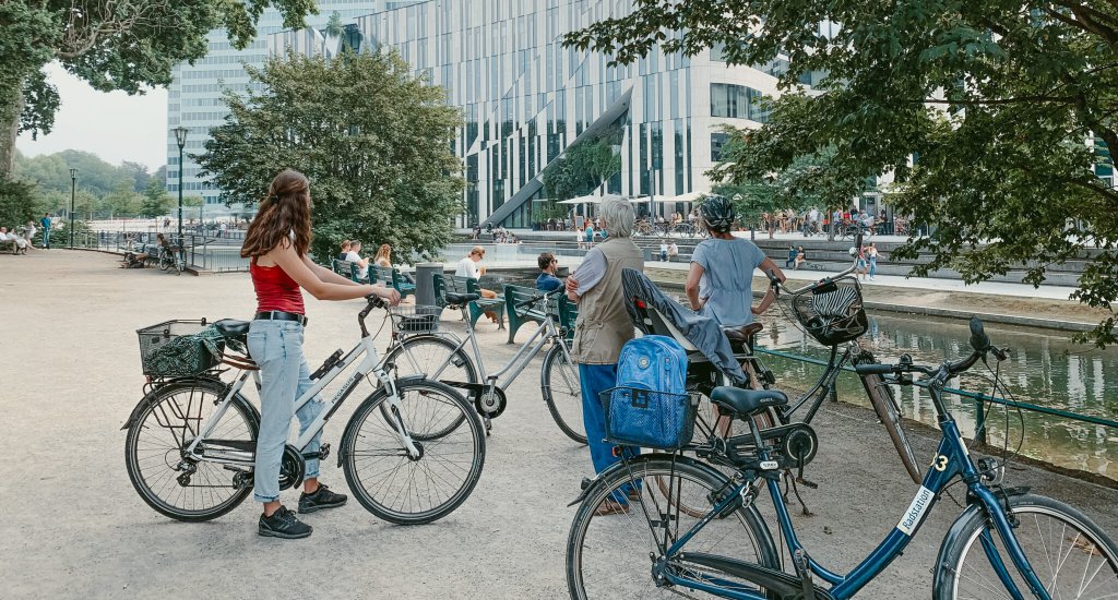 Fietsen in Düsseldorf, fietstour in Düsseldorf (foto met dank aan Visit Düsseldorf)