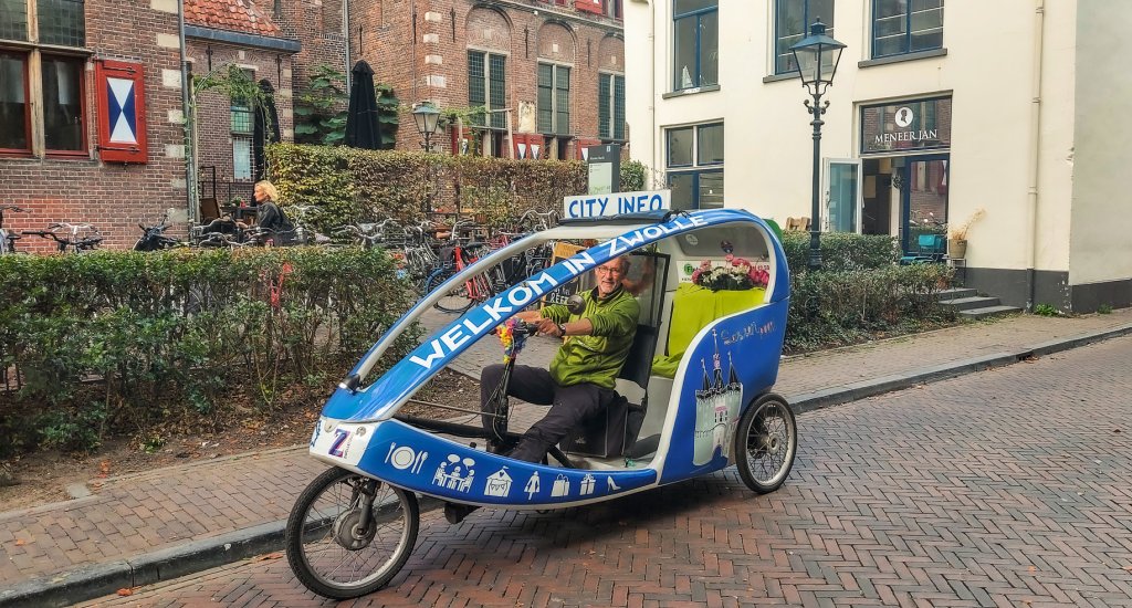 Wat te doen in Zwolle? Rondleiding met een fietstaxi | Mooistestedentrips.nl