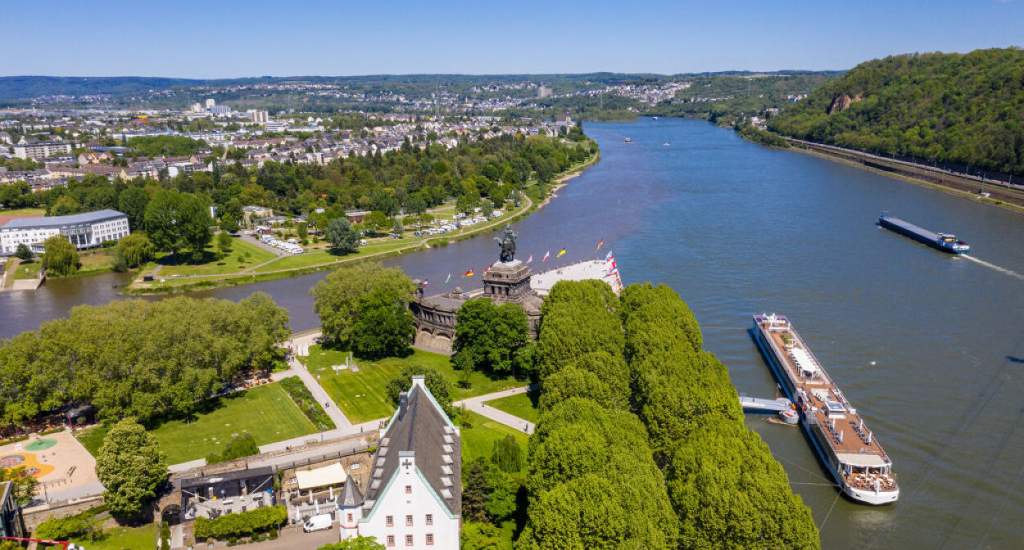 Bezienswaardigheden Koblenz: Deutches Eck | Mooistestedentrips.nl