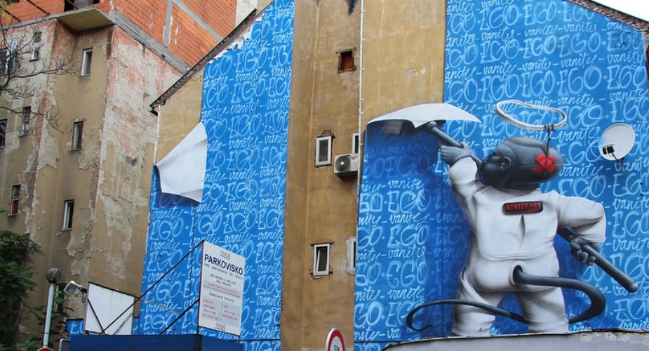 Street art in Bratislava | Mooistestedentrips.nl