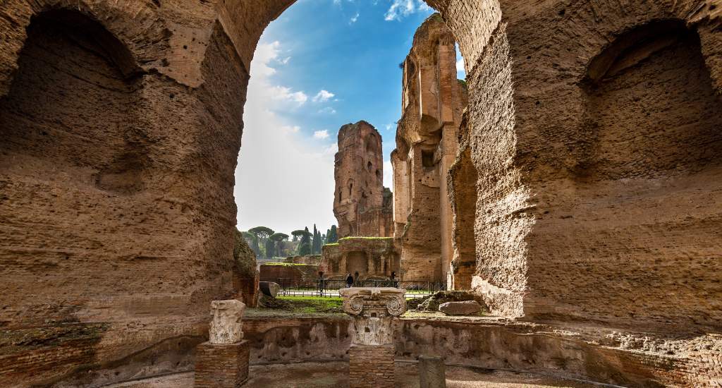 Onbekende bezienswaardigheden Rome: Thermen van Caracalla | Mooistestedentrips.nl