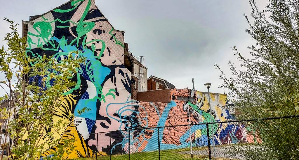 Street art Heerlen: Struggle, Cycle | Mooistestedentrips.nl