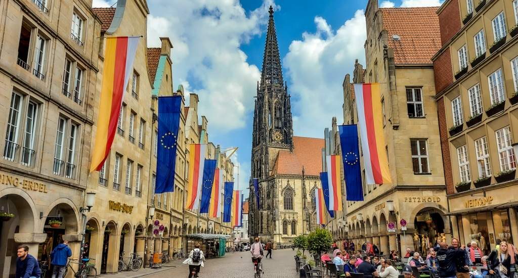 Münster bezienswaardigheden: Prinzipalmarkt | Mooistestedentrips.nl
