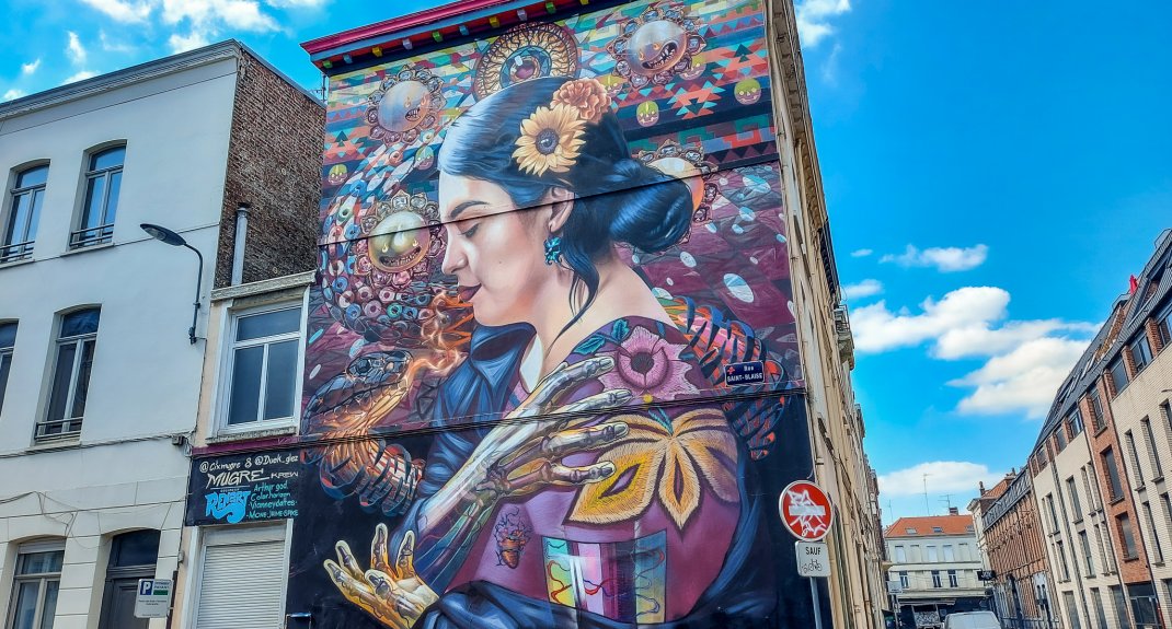 Street art Lille, Frankrijk | Mooistestedentrips.nl
