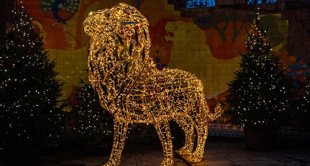 Kerst in Londen: foto met dank aan London Zoo | Mooistestedentrips.nl