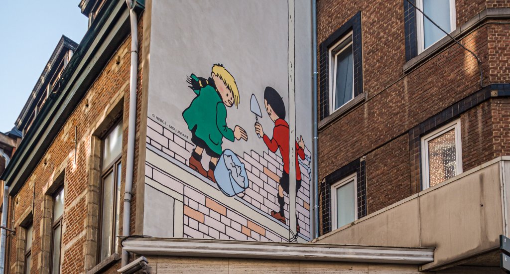 Stedentrip Brussel: stripmuren. Foto: visit.brussels - Jean-Paul Remy