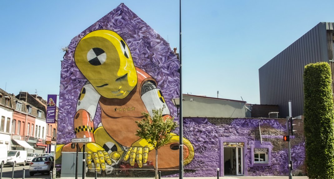 Roubaix, Frankrijk: Street art in Roubaix