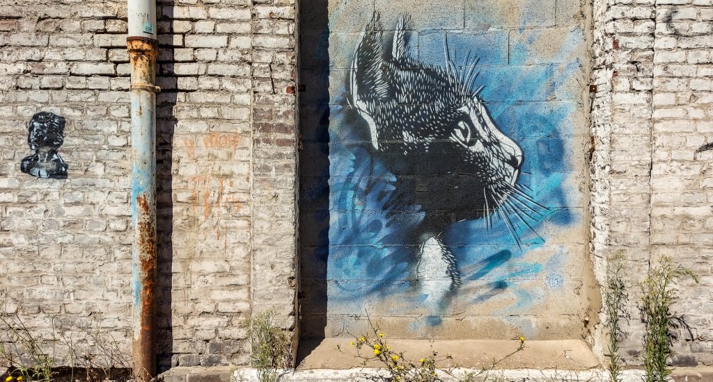 Roubaix, Frankrijk: Street art in Roubaix