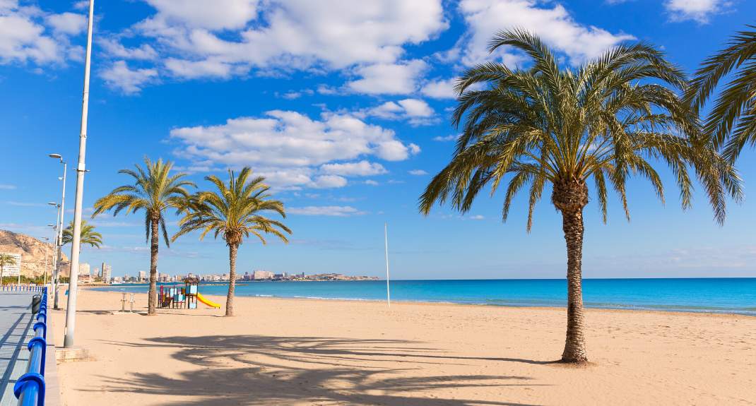 De stranden van Alicante