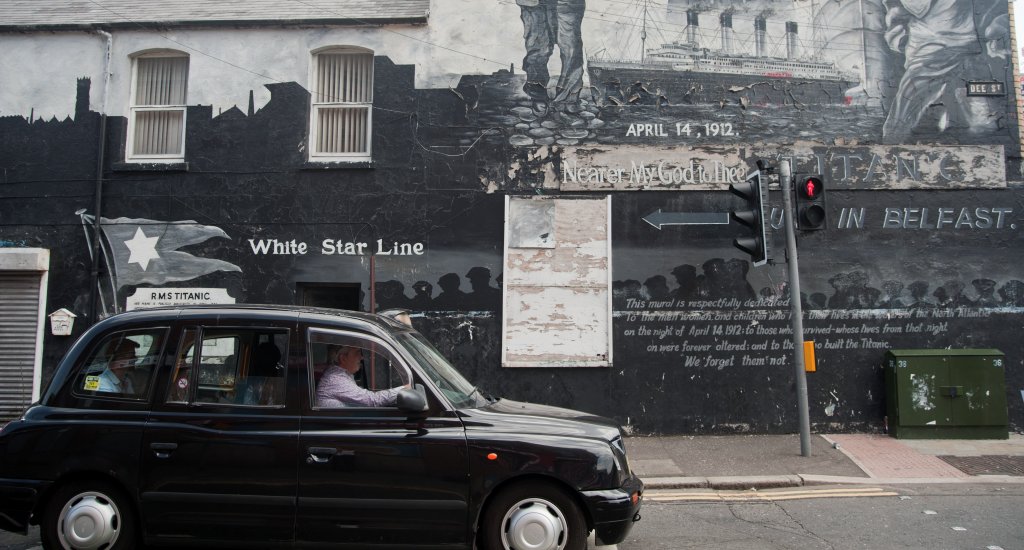 Stedentrip Belfast, Black Taxi Tour