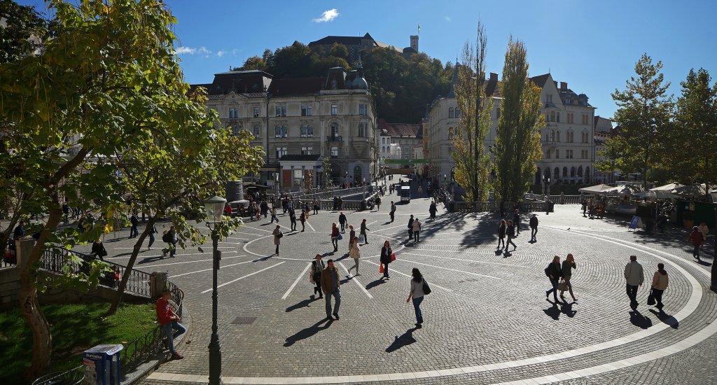 Stedentrip Ljubljana, Prešernov Trg
