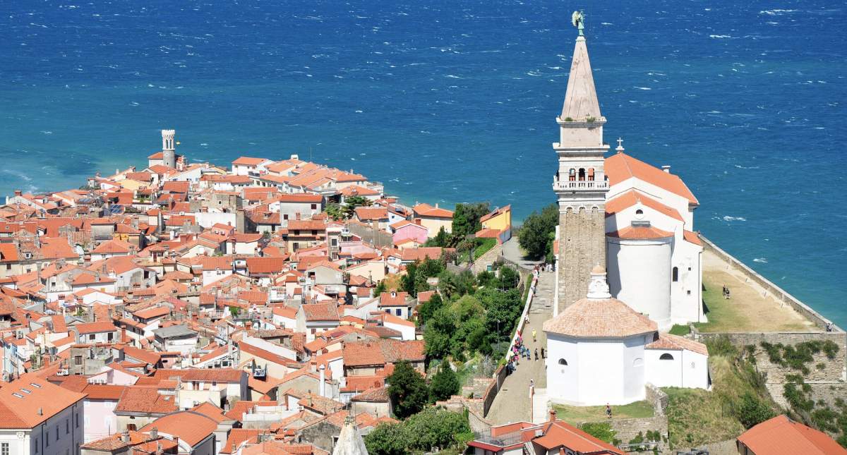 St. George kathedraal, Piran Slovenië | Mooistestedentrips.nl