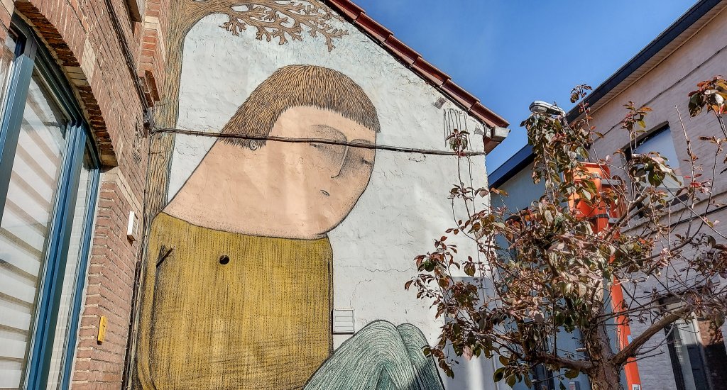 Street art Leuven: Bisser | Mooistestedentrips.nl