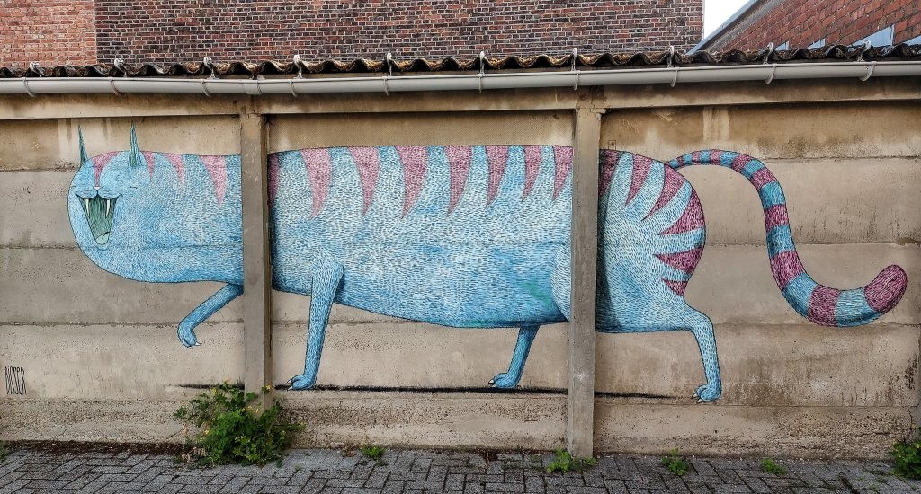 Street art Leuven: Bisser | Mooistestedentrips.nl
