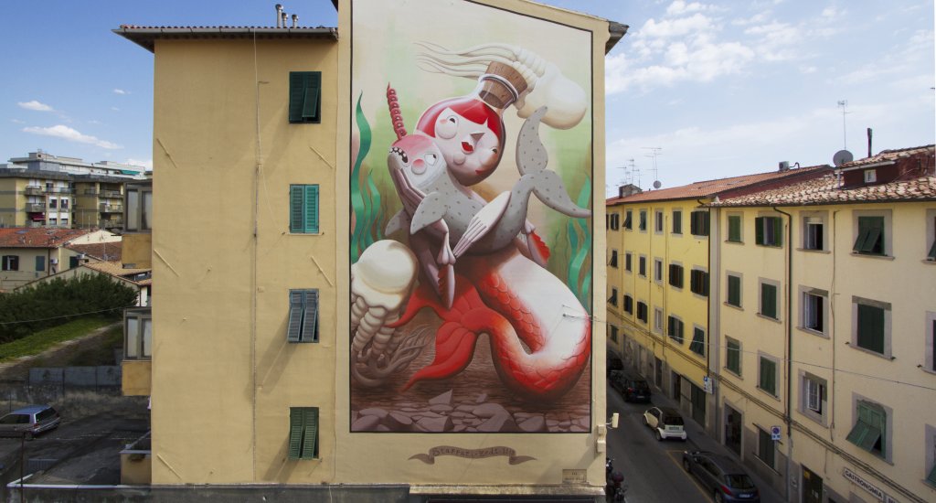 Street art Livorno (foto met dank aan Street Art Cities) | Mooistestedentrips.nl