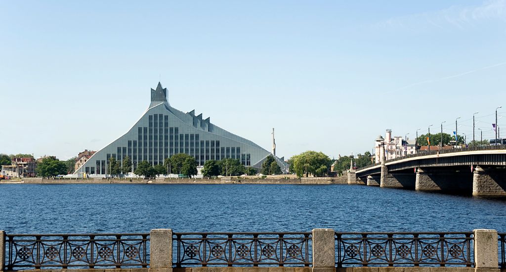 Bezienswaardigheden Riga: Nationale Bibliotheek van Letland | Mooistestedentrips.nl