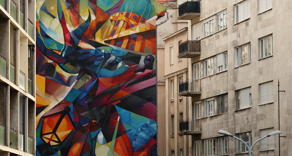 Street art Boedapest (foto: Breakone, Színes Város | Street art Cities)