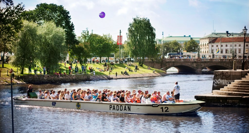 Göteborg vanaf het water met Paddan, foto: Beatrice Törnros