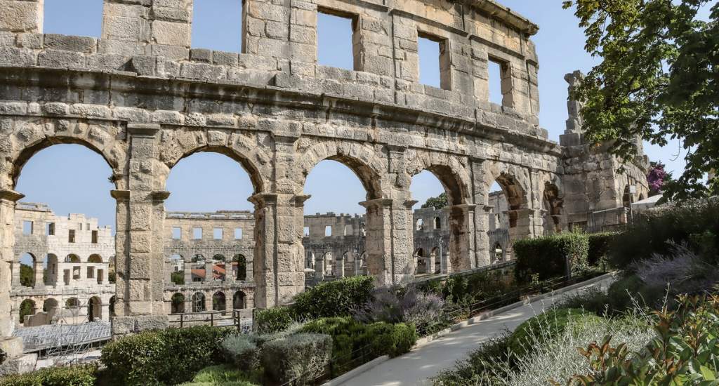 Bezienswaardigheden Pula, Kroatië: Romeins amfitheater | Mooistestedentrips.nl