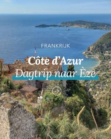 Èze, Côte d'Azur | Instagram Mooistestedentrips.nl