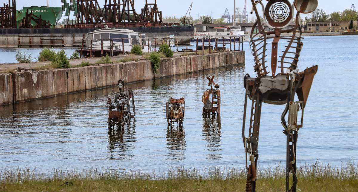 Fietsen in Gdansk, scheepswerf van Gdansk | Mooistestedentrips.nl