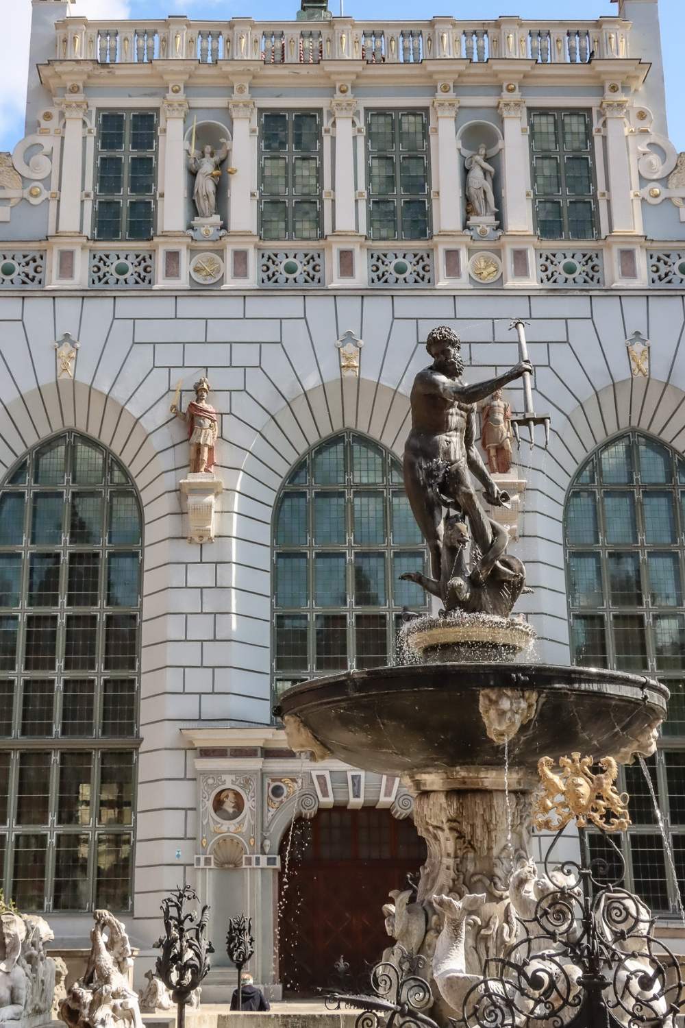 Fietsen in Gdansk: Neptunus Fontein | Mooistestedentrips.nl