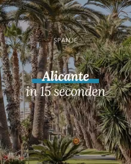 De leukste tips voor een stedentrip Alicante in 15 seconden | Mooistestedentrips.nl